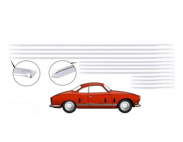 Mouldingkit (12pcs) - Karmann Ghia 08/59-07/74